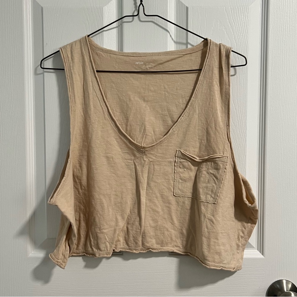 Aerie Crop Pocket Tank